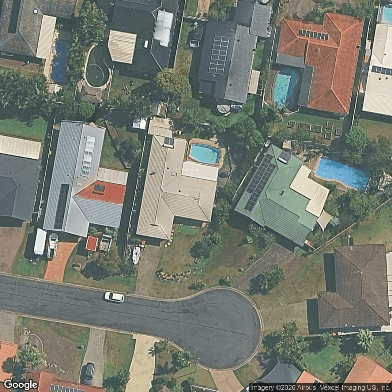 Aerial view of 14 Palmwood Court, Burleigh Waters QLD 4220