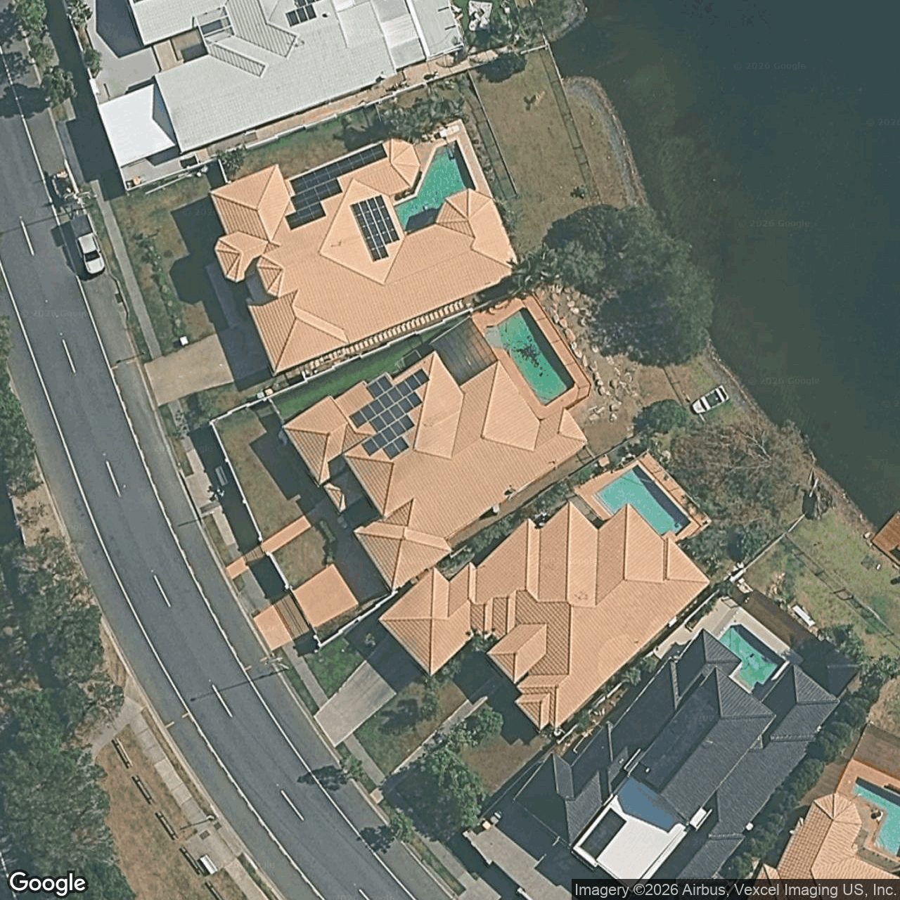 Aerial view of 25 Cassowary Drive, Burleigh Waters QLD 4220