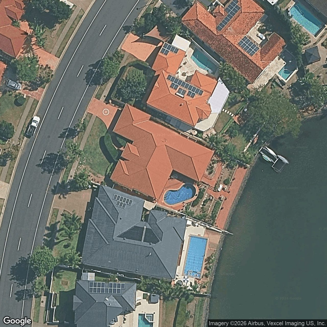 Aerial view of 138 Dunlin Drive, Burleigh Waters QLD 4220