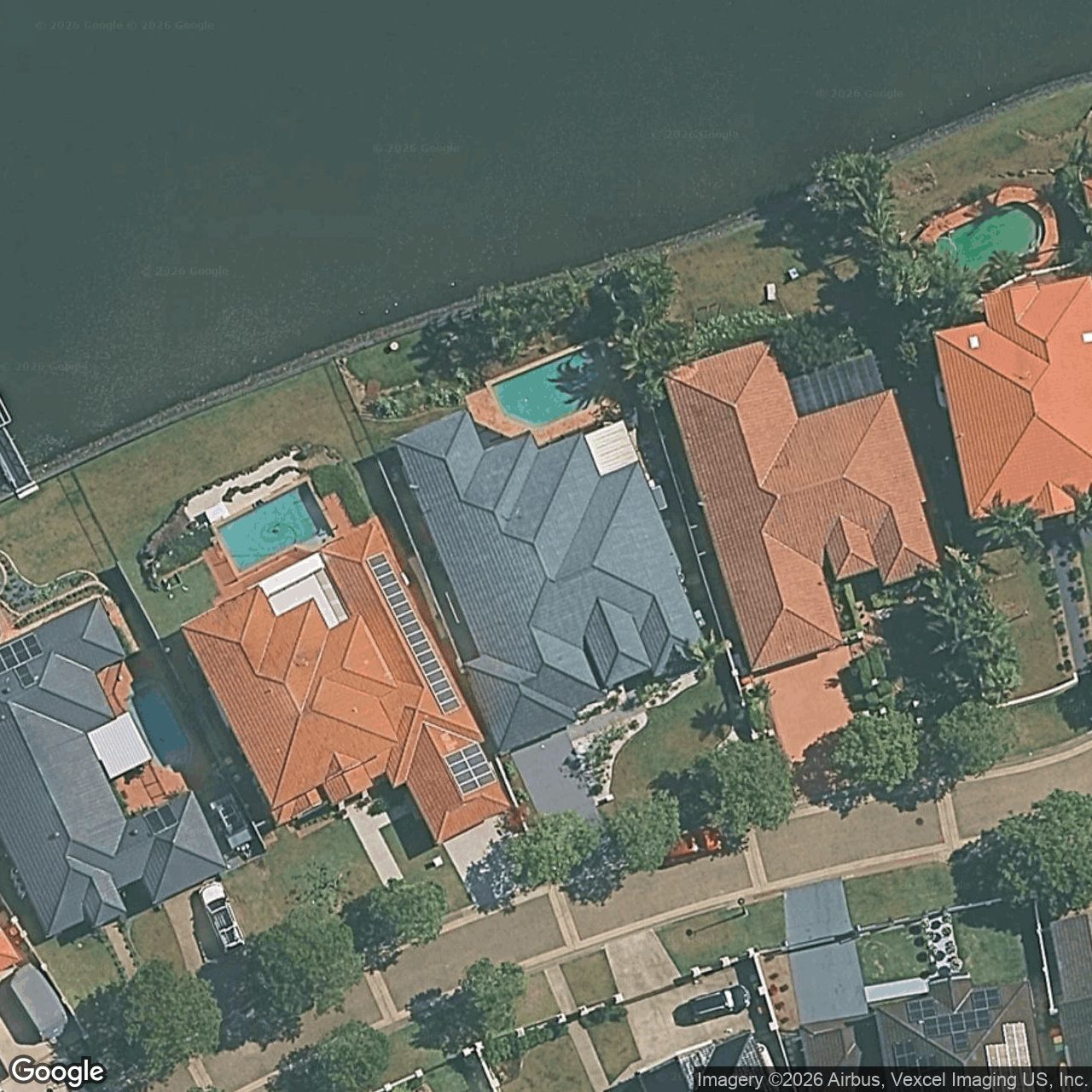 Aerial view of 12 Palmyra Court, Burleigh Waters QLD 4220
