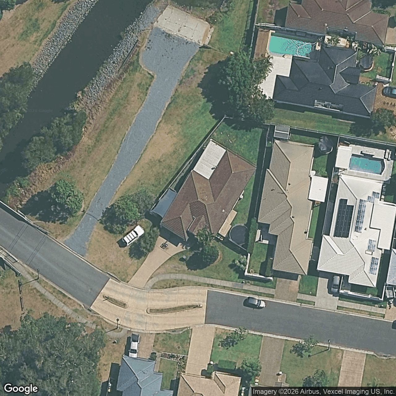Aerial view of 76 Harrier Drive, Burleigh Waters QLD 4220