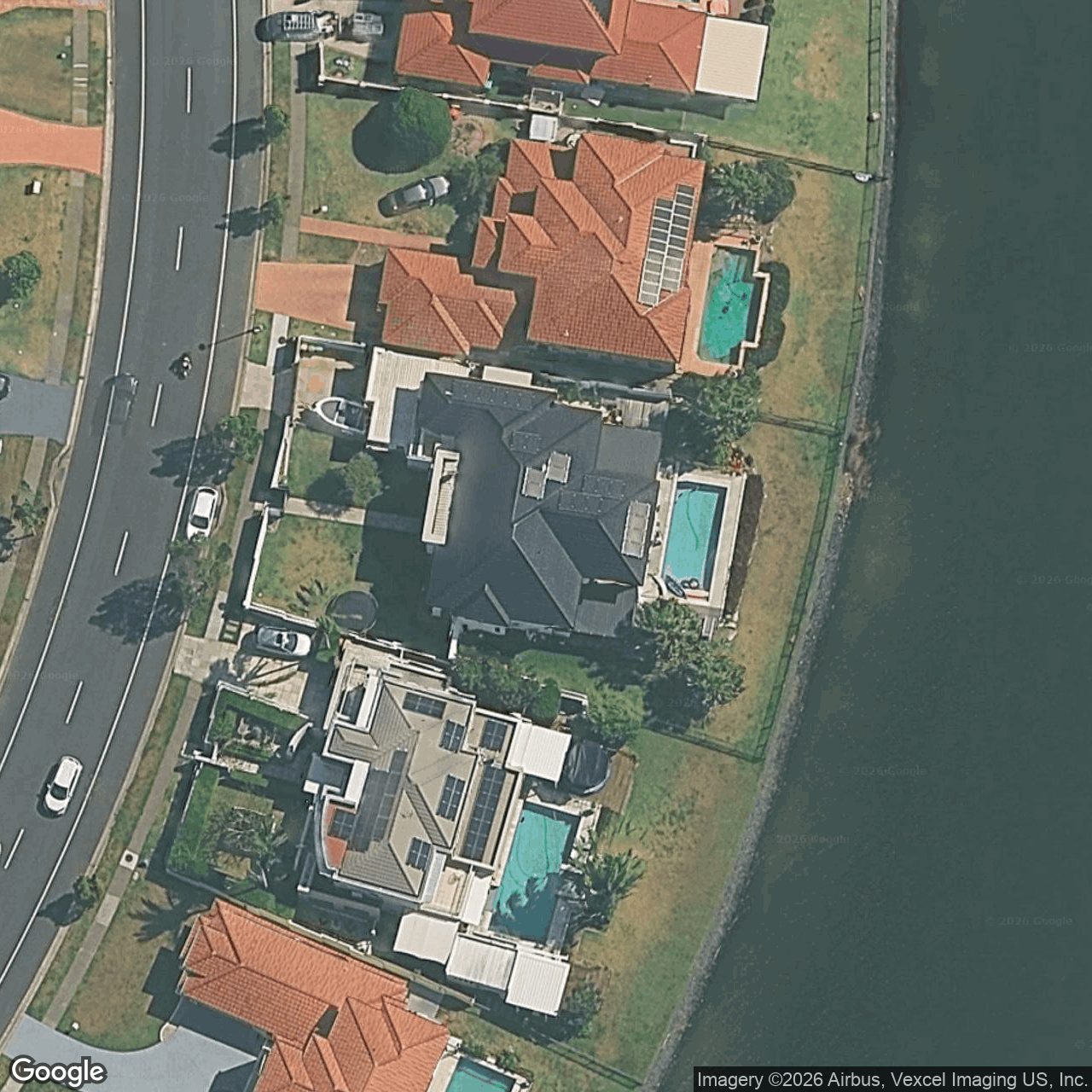 Aerial view of 122 Dunlin Drive, Burleigh Waters QLD 4220