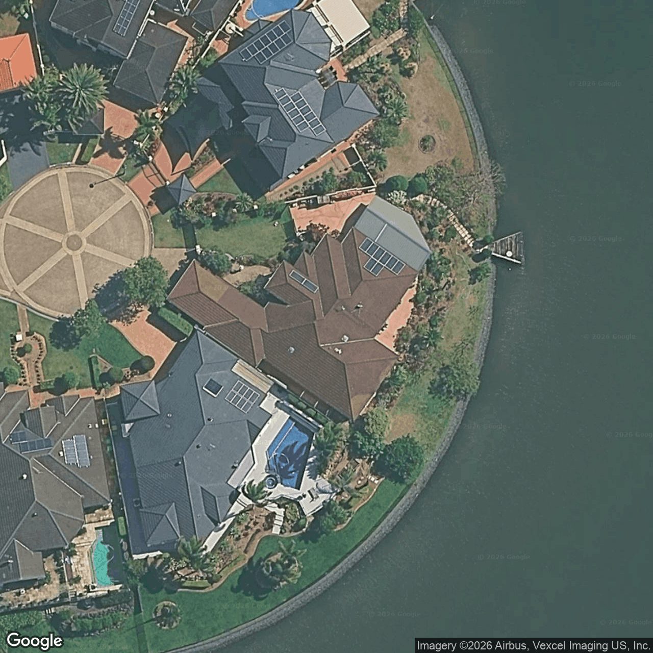 Aerial view of 17 Palmyra Court, Burleigh Waters QLD 4220