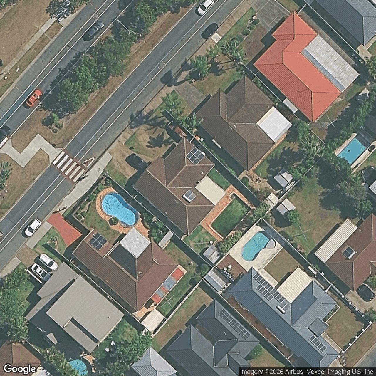 Aerial view of 124 Christine Avenue, Burleigh Waters QLD 4220