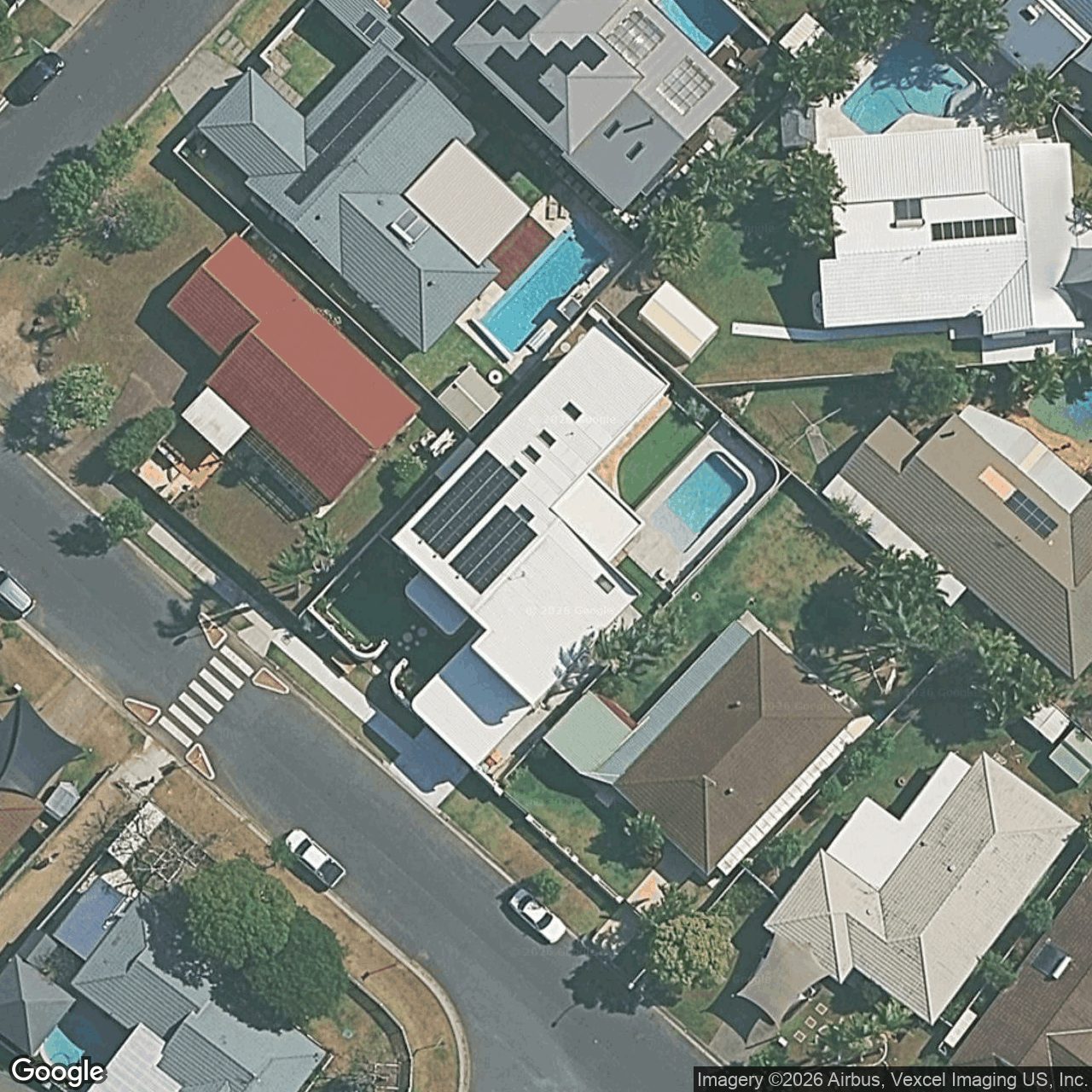 Aerial view of 19 Seriema Street, Burleigh Waters QLD 4220