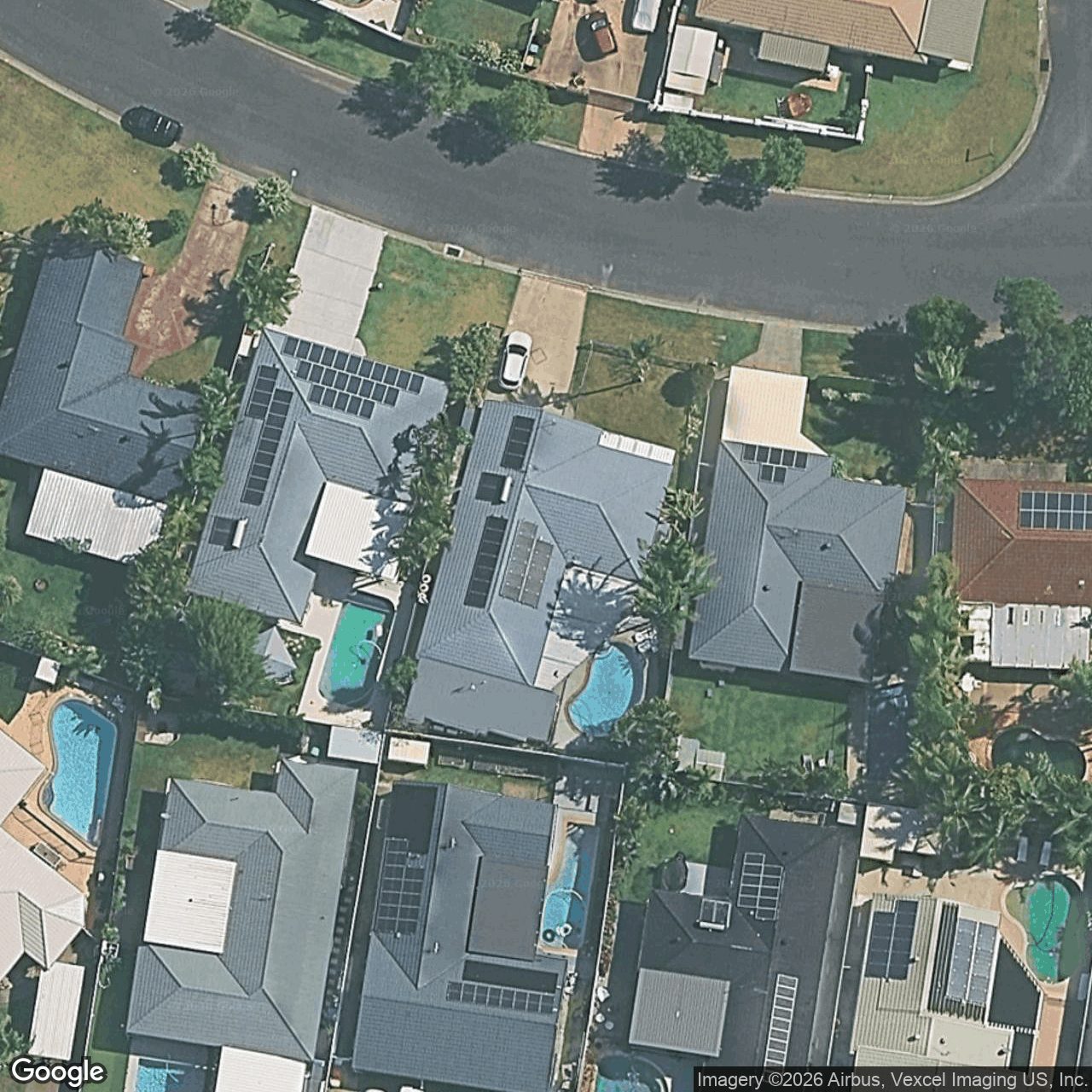 Aerial view of 16 Seriema Street, Burleigh Waters QLD 4220