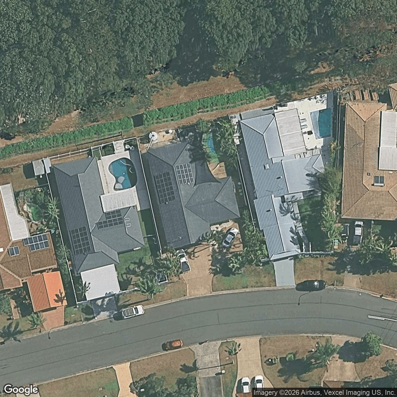 Aerial view of 5 Whitehead Drive, Burleigh Waters QLD 4220