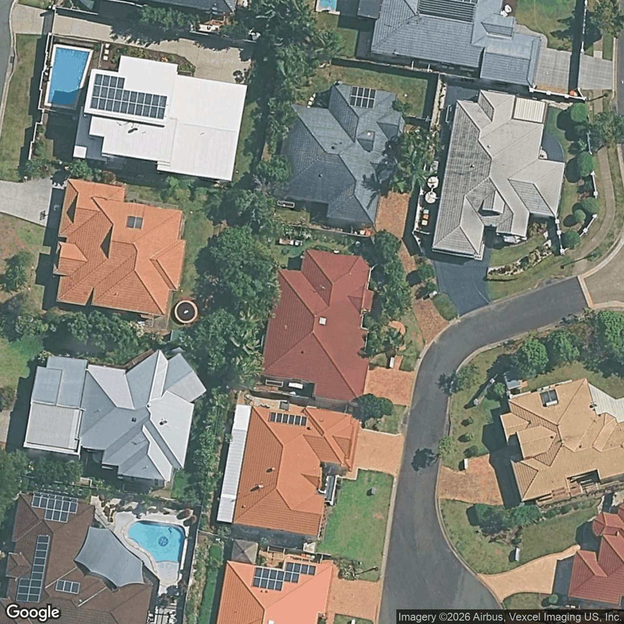 Aerial view of 5 Torres Court, Burleigh Waters QLD 4220