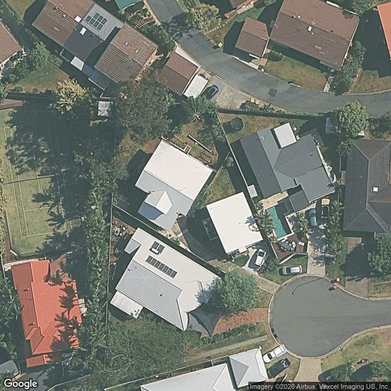 Aerial view of 19 Mackay Place, Burleigh Waters QLD 4220