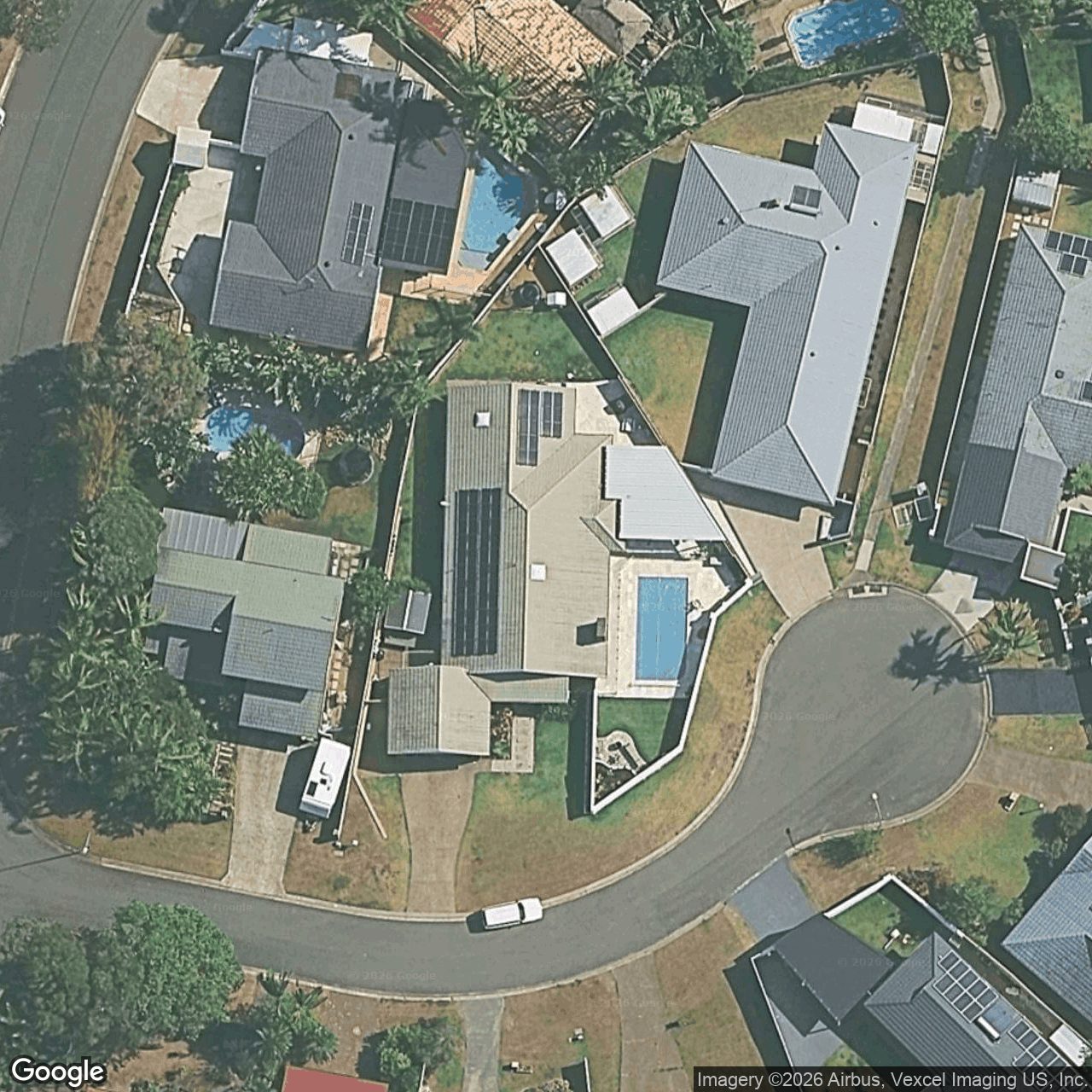 Aerial view of 4 Orr Place, Burleigh Waters QLD 4220