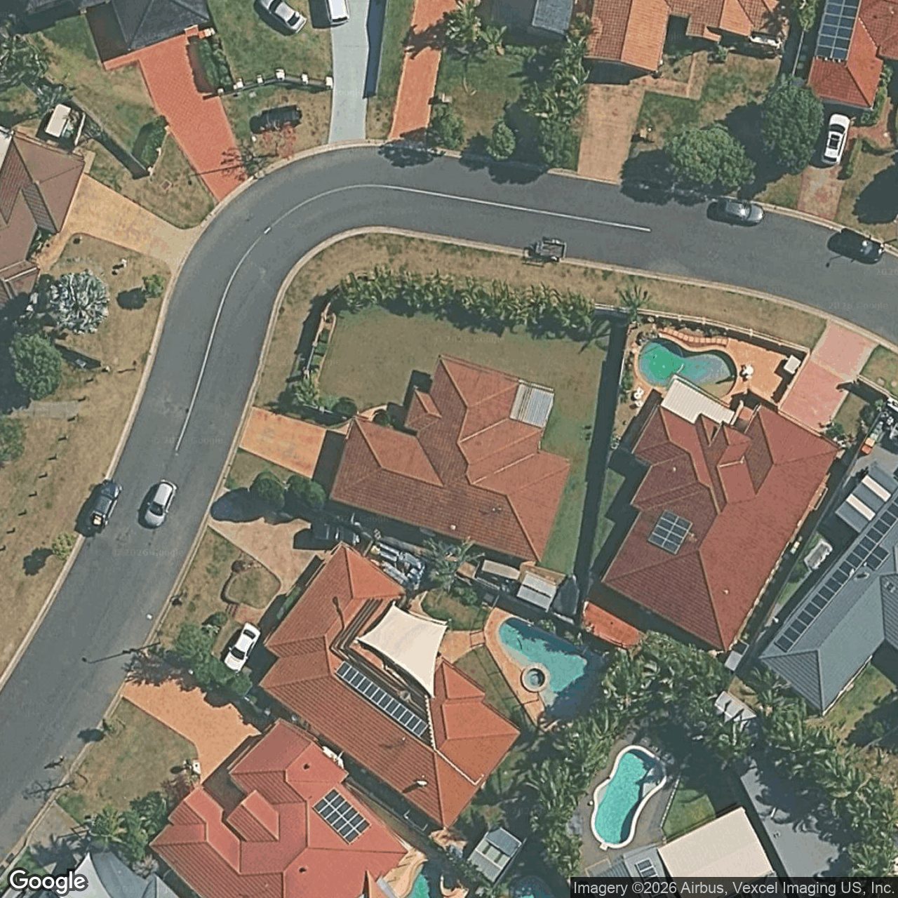 Aerial view of 58 Coronet Crescent, Burleigh Waters QLD 4220