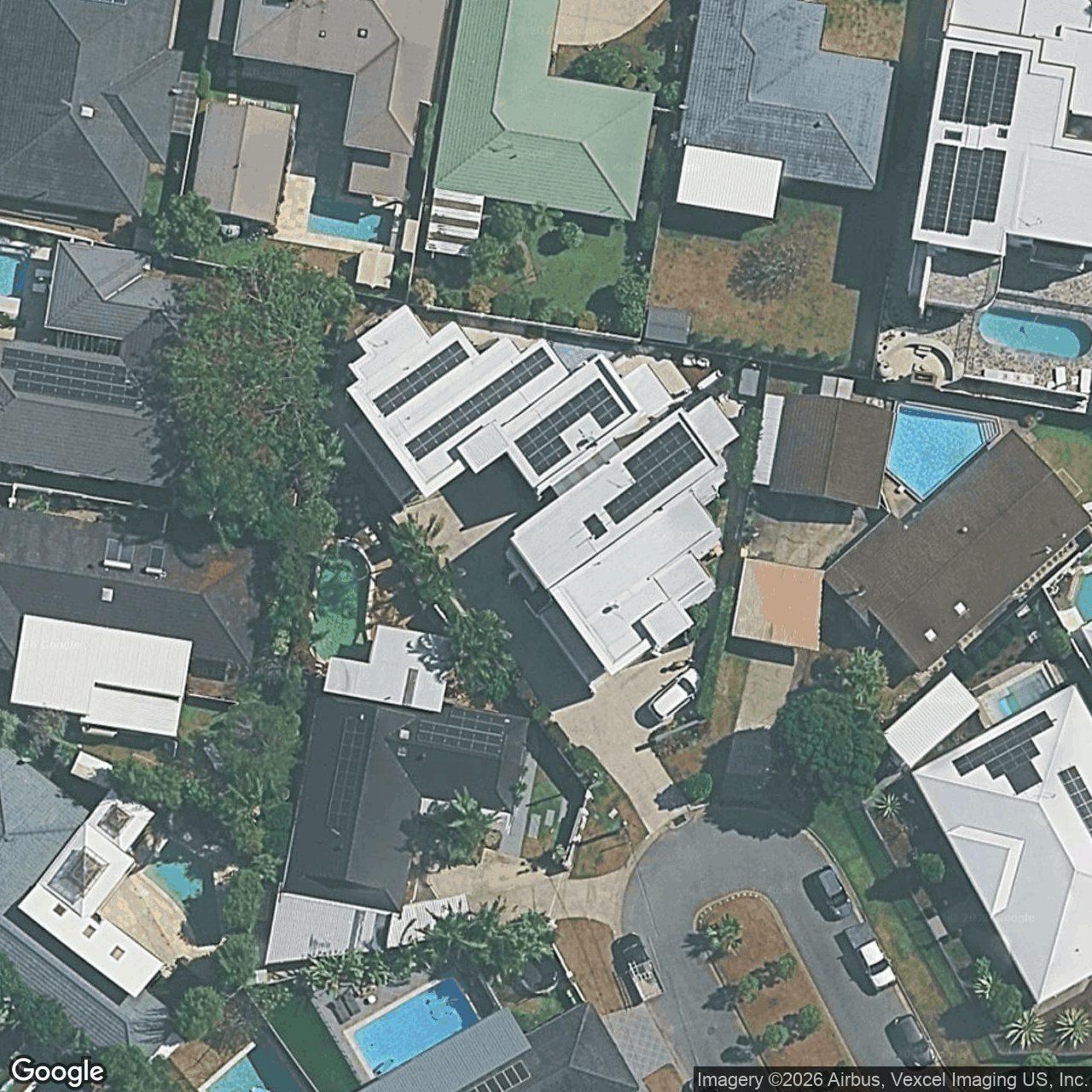 Aerial view of 5 Emu Place, Burleigh Waters QLD 4220