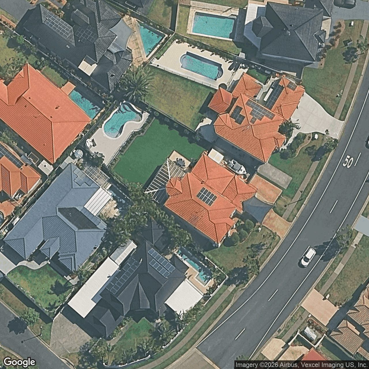 Aerial view of 93 Dunlin Drive, Burleigh Waters QLD 4220