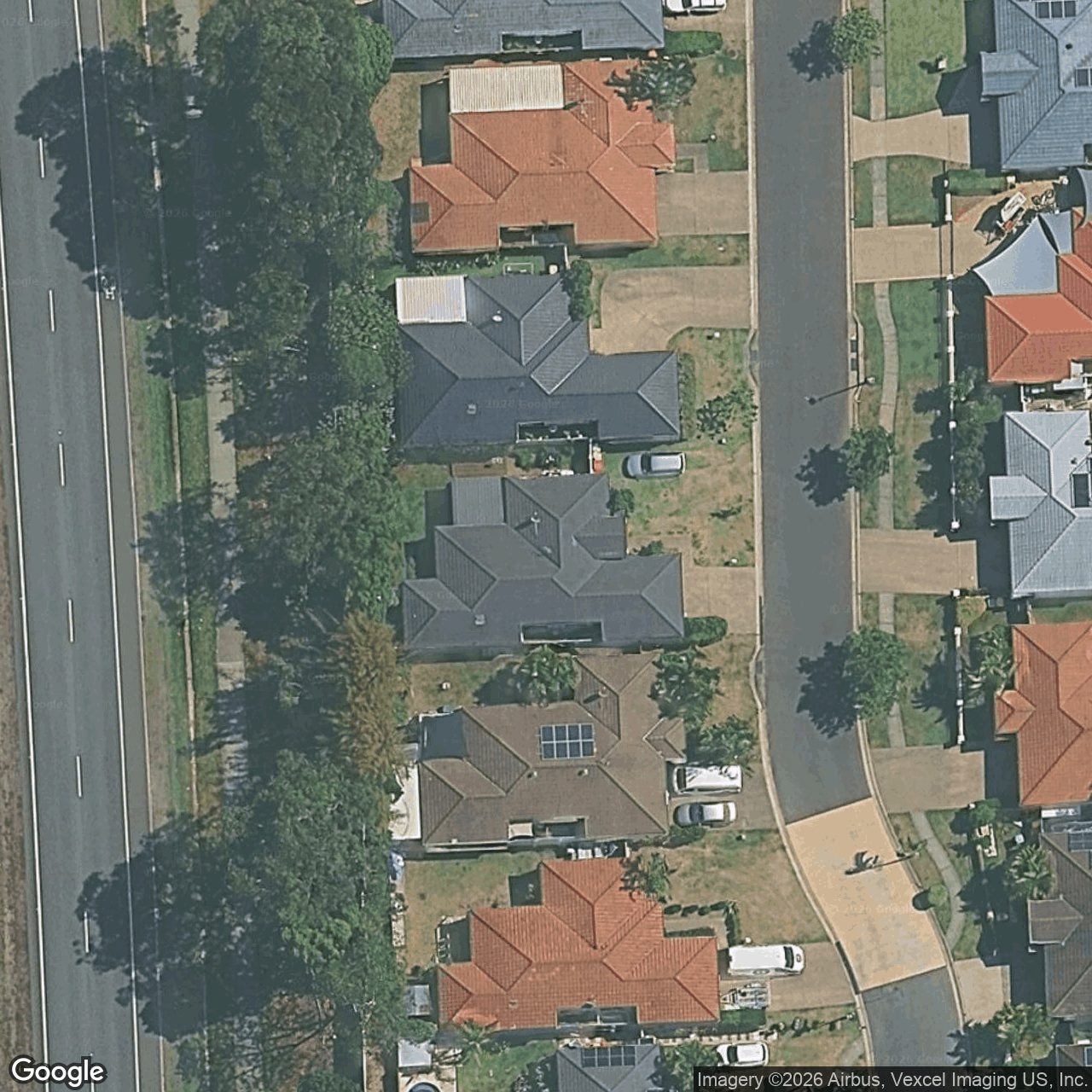 Aerial view of 71 Harrier Drive, Burleigh Waters QLD 4220