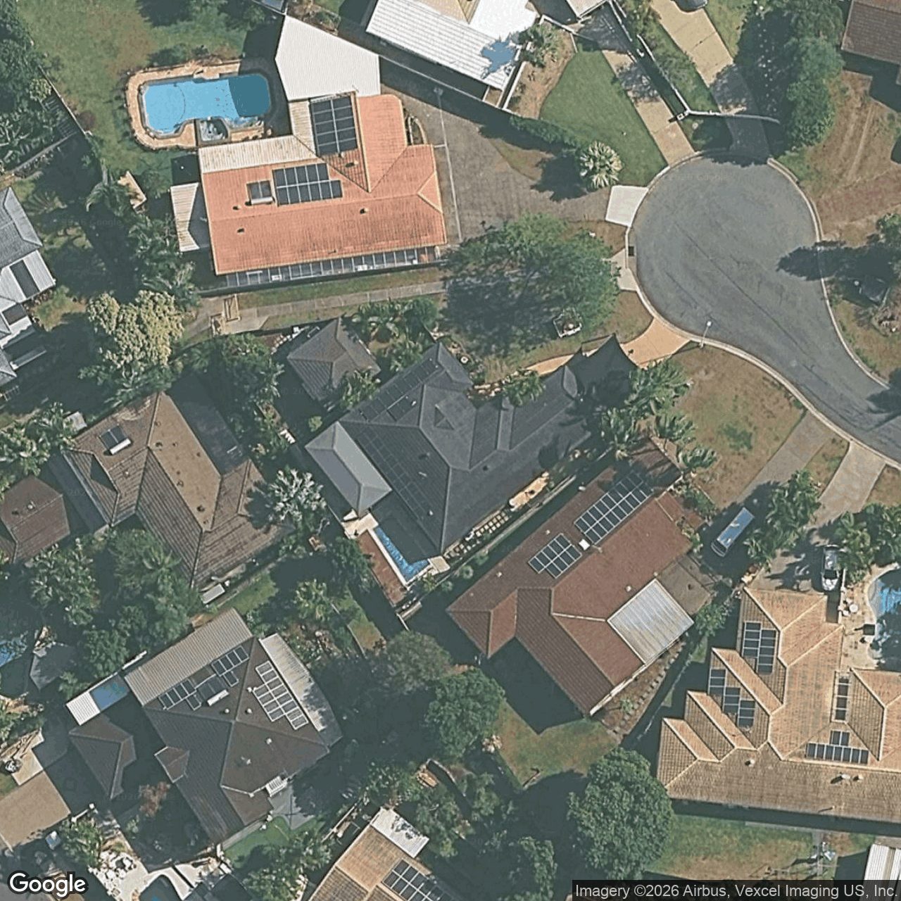 Aerial view of 10 Boston Place, Burleigh Waters QLD 4220