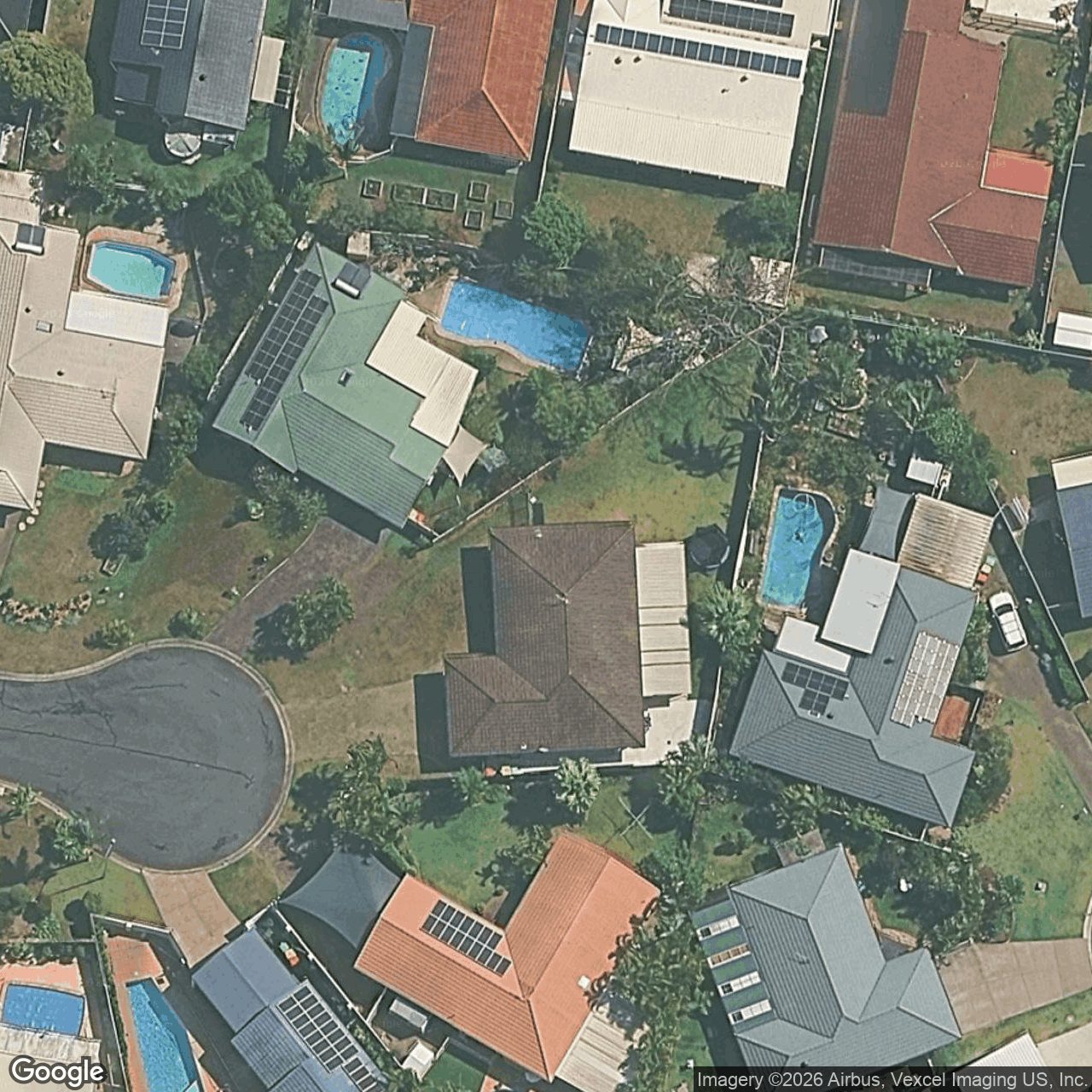 Aerial view of 17 Palmwood Court, Burleigh Waters QLD 4220