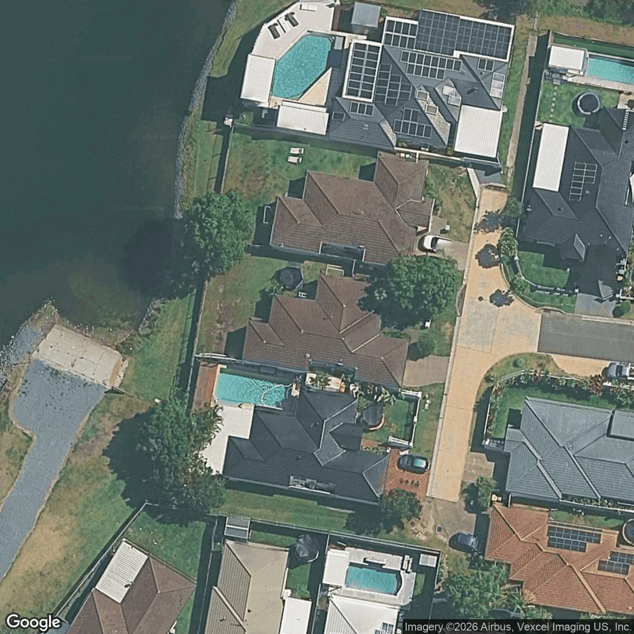 Aerial view of 45 Gardendale Crescent, Burleigh Waters QLD 4220