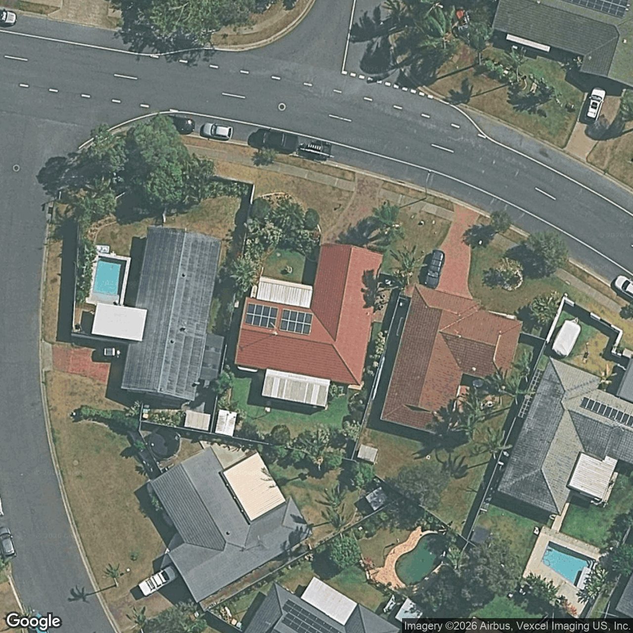 Aerial view of 7 Treeview Drive, Burleigh Waters QLD 4220