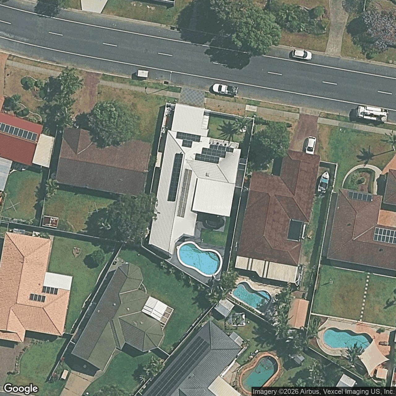 Aerial view of 21 Treeview Drive, Burleigh Waters QLD 4220
