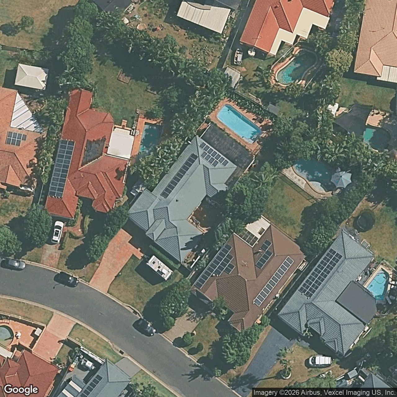 Aerial view of 39 Coronet Crescent, Burleigh Waters QLD 4220