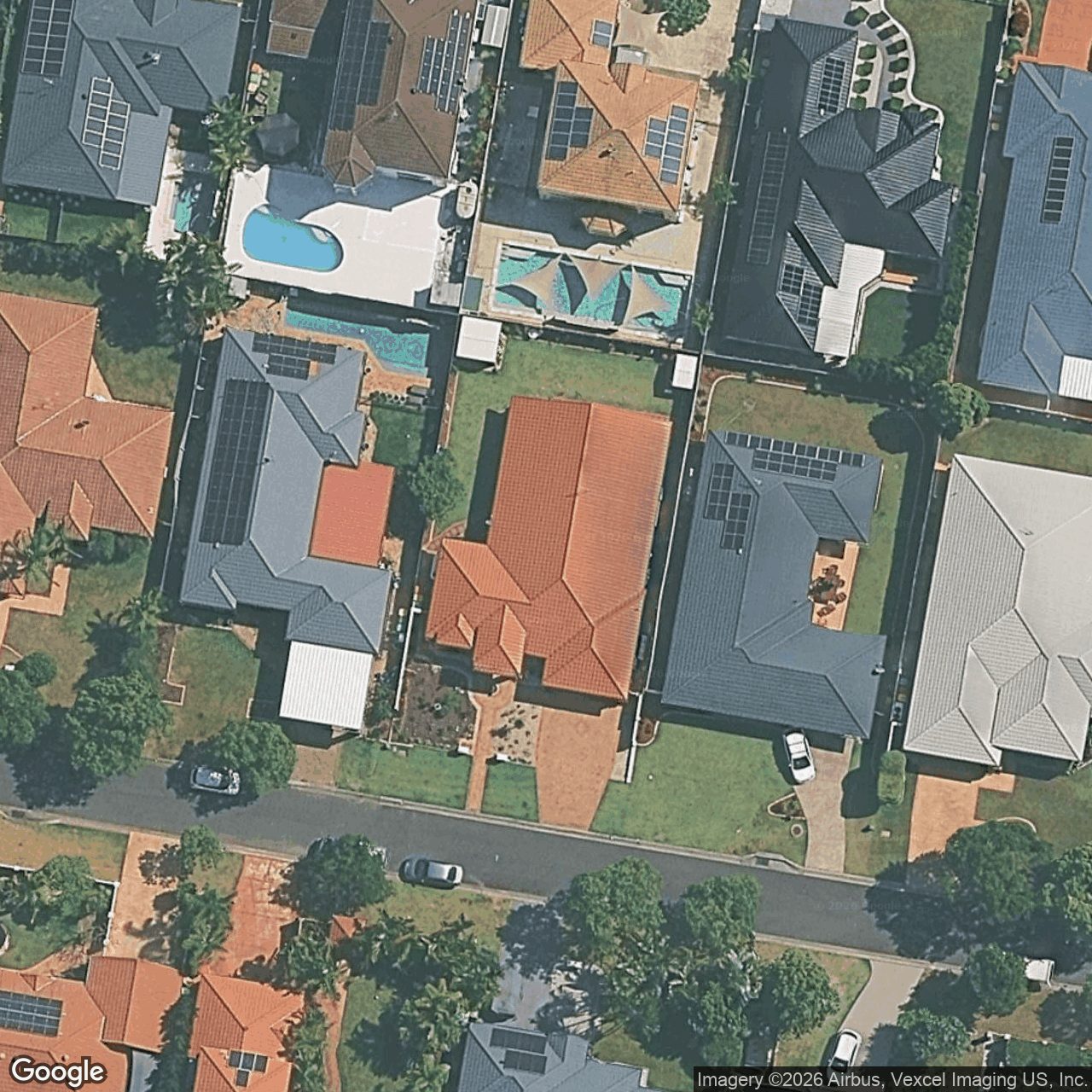 Aerial view of 48 Sea Eagle Drive, Burleigh Waters QLD 4220