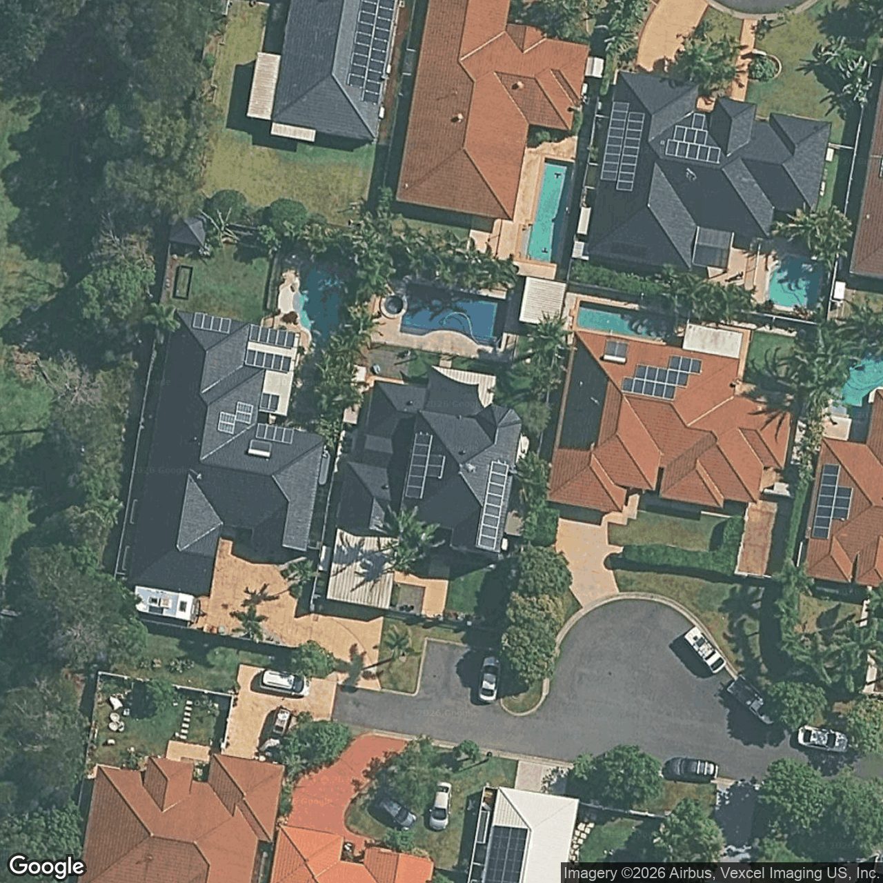Aerial view of 17 Islander Court, Burleigh Waters QLD 4220