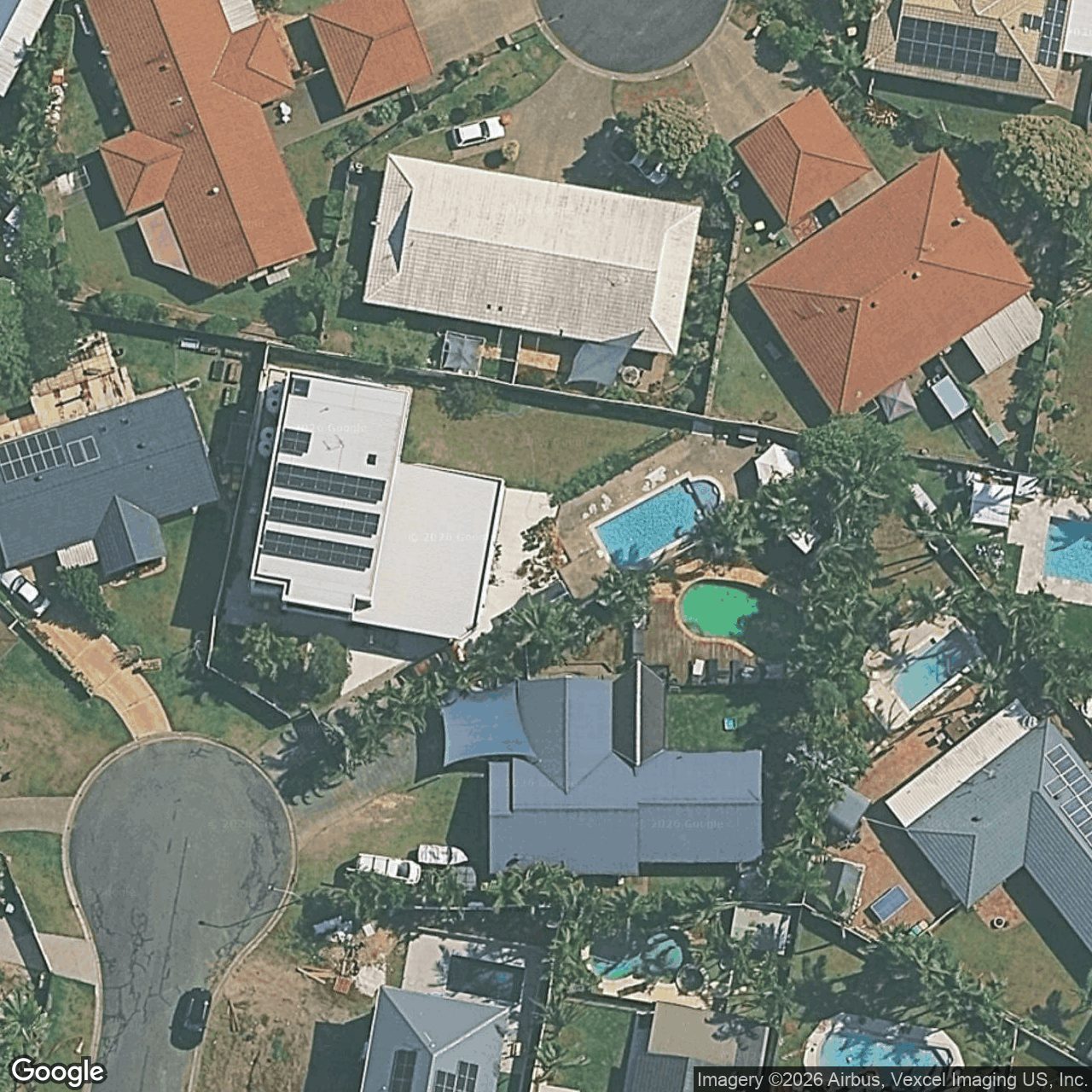 Aerial view of 5 Leafy Close, Burleigh Waters QLD 4220