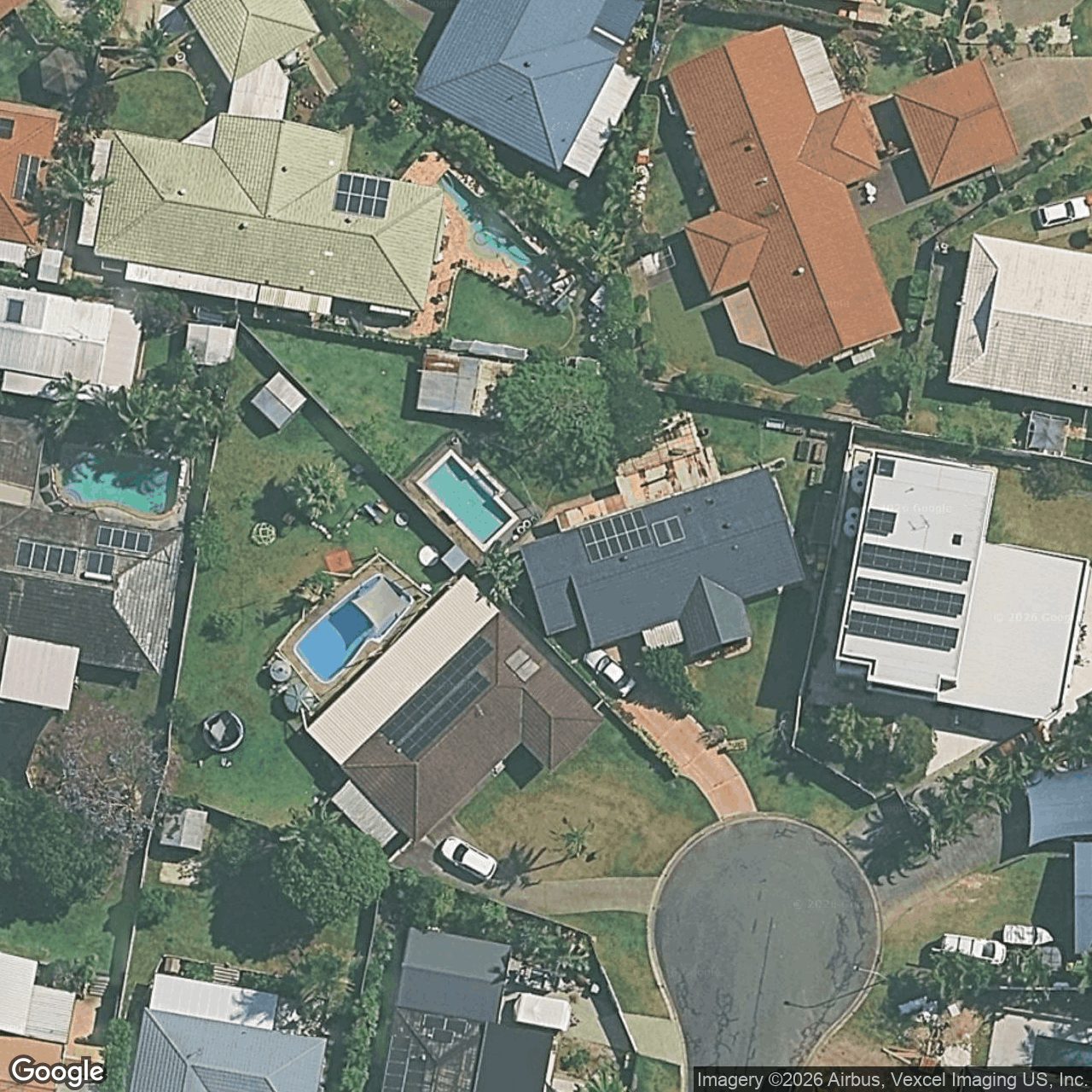 Aerial view of 6 Leafy Close, Burleigh Waters QLD 4220