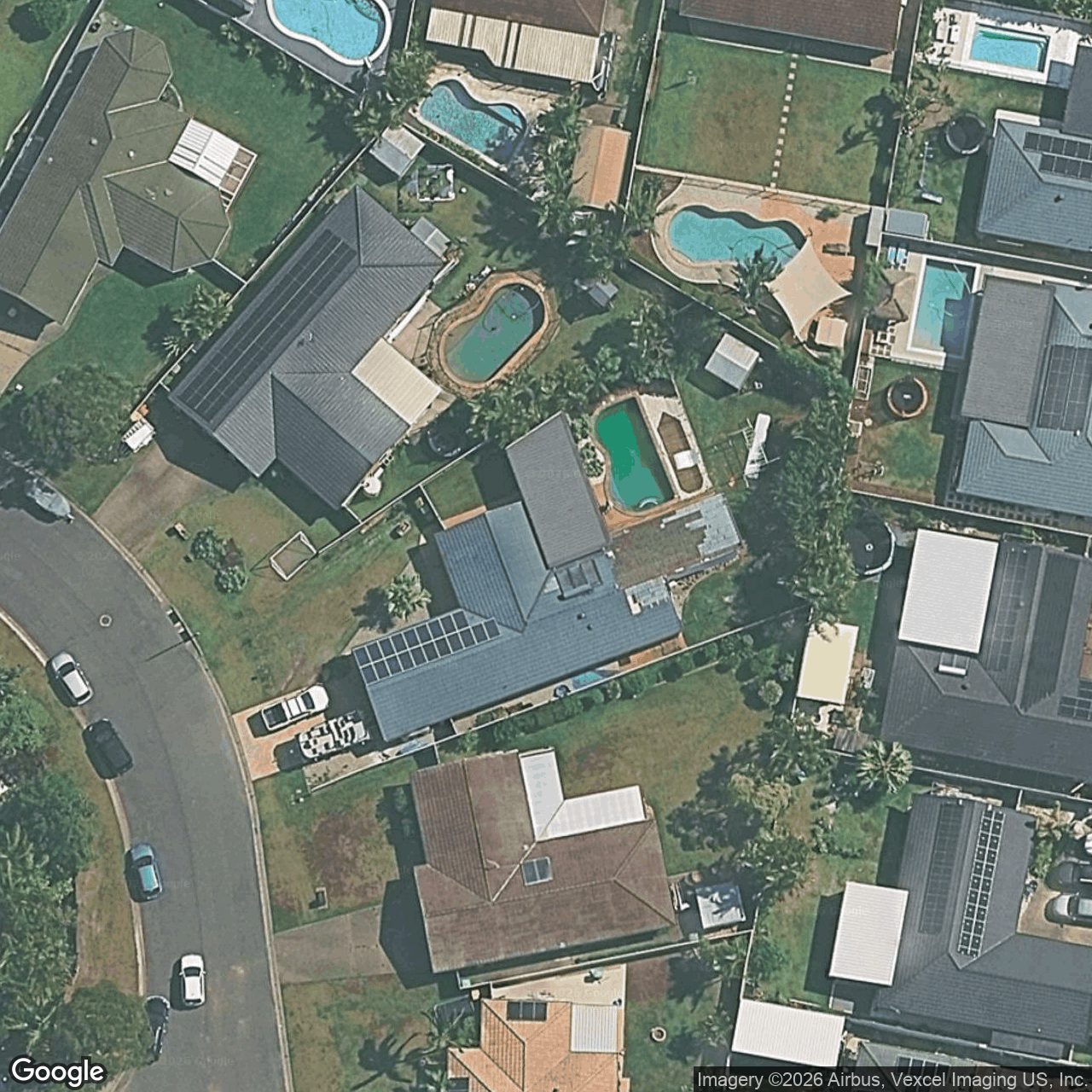 Aerial view of 22 Whipbird Court, Burleigh Waters QLD 4220