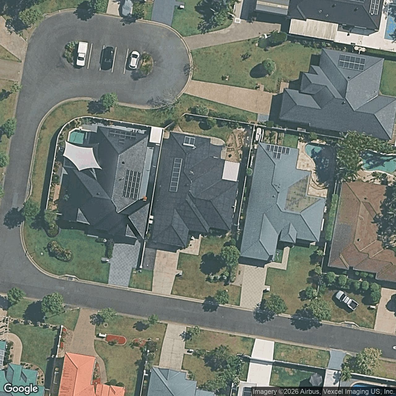 Aerial view of 9 Lanai Drive, Burleigh Waters QLD 4220