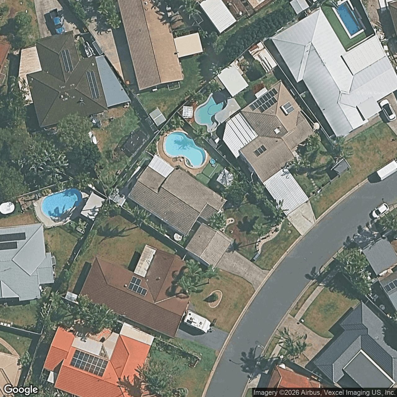 Aerial view of 9 Spinebill Street, Burleigh Waters QLD 4220