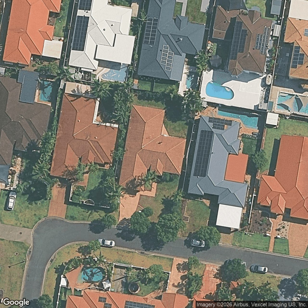 Aerial view of 44 Sea Eagle Drive, Burleigh Waters QLD 4220