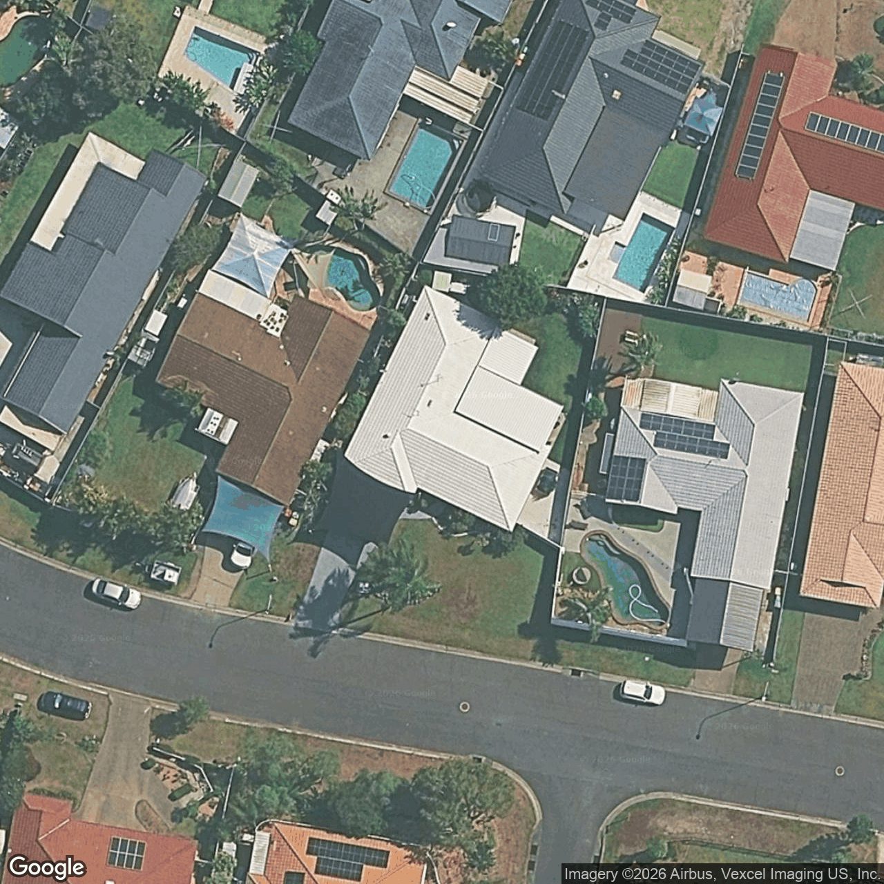 Aerial view of 12 Whipbird Court, Burleigh Waters QLD 4220