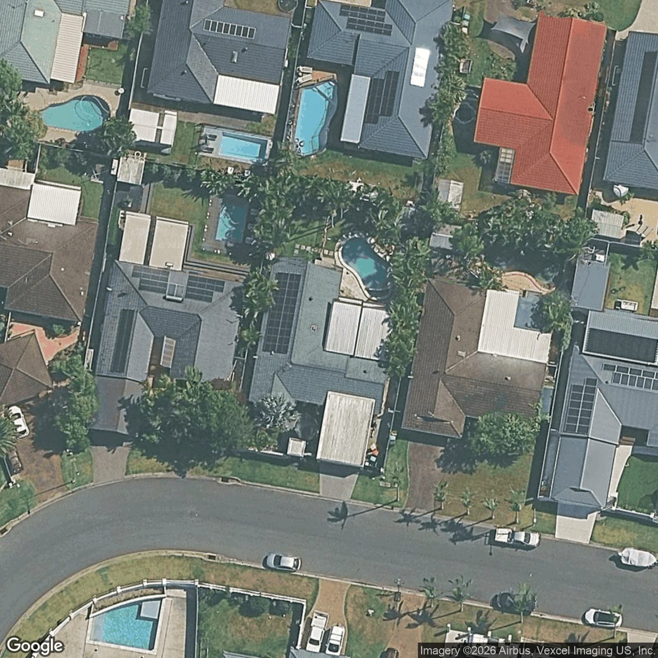 Aerial view of 14 Redleaf Court, Burleigh Waters QLD 4220