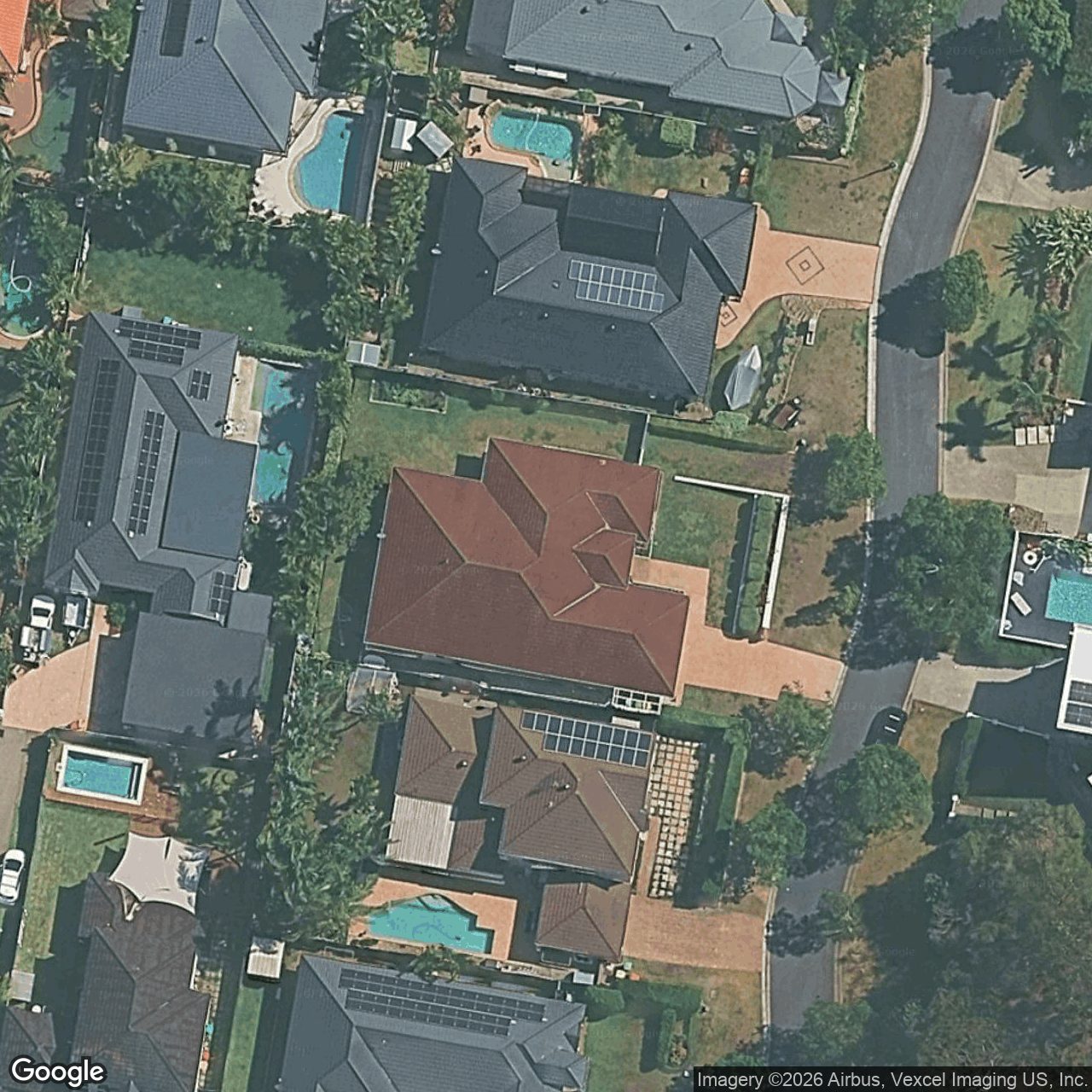 Aerial view of 6 Spindrift Street, Burleigh Waters QLD 4220