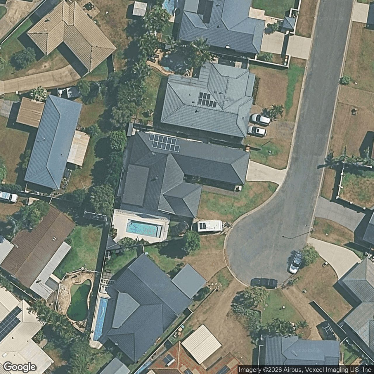 Aerial view of 23 Coachwood Court, Burleigh Waters QLD 4220