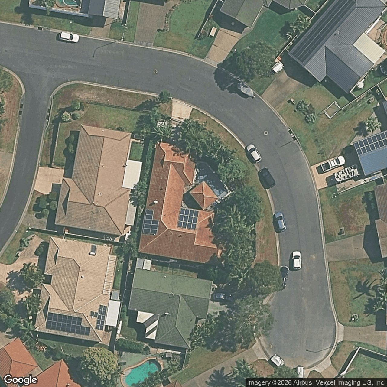 Aerial view of 23 Whipbird Court, Burleigh Waters QLD 4220
