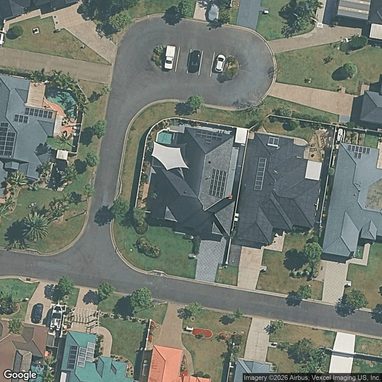 Aerial view of 11 Lanai Drive, Burleigh Waters QLD 4220