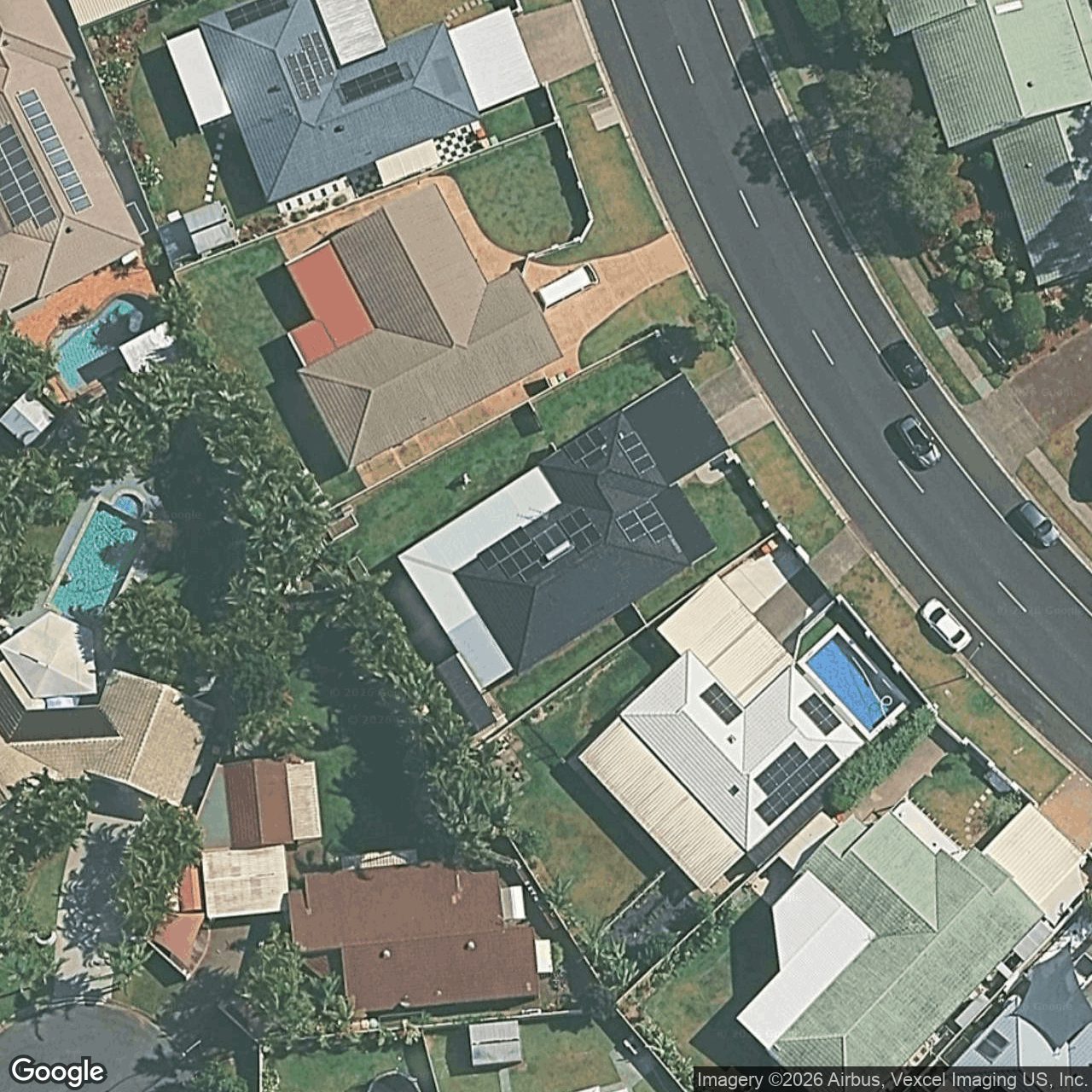 Aerial view of 17 Dunlin Drive, Burleigh Waters QLD 4220