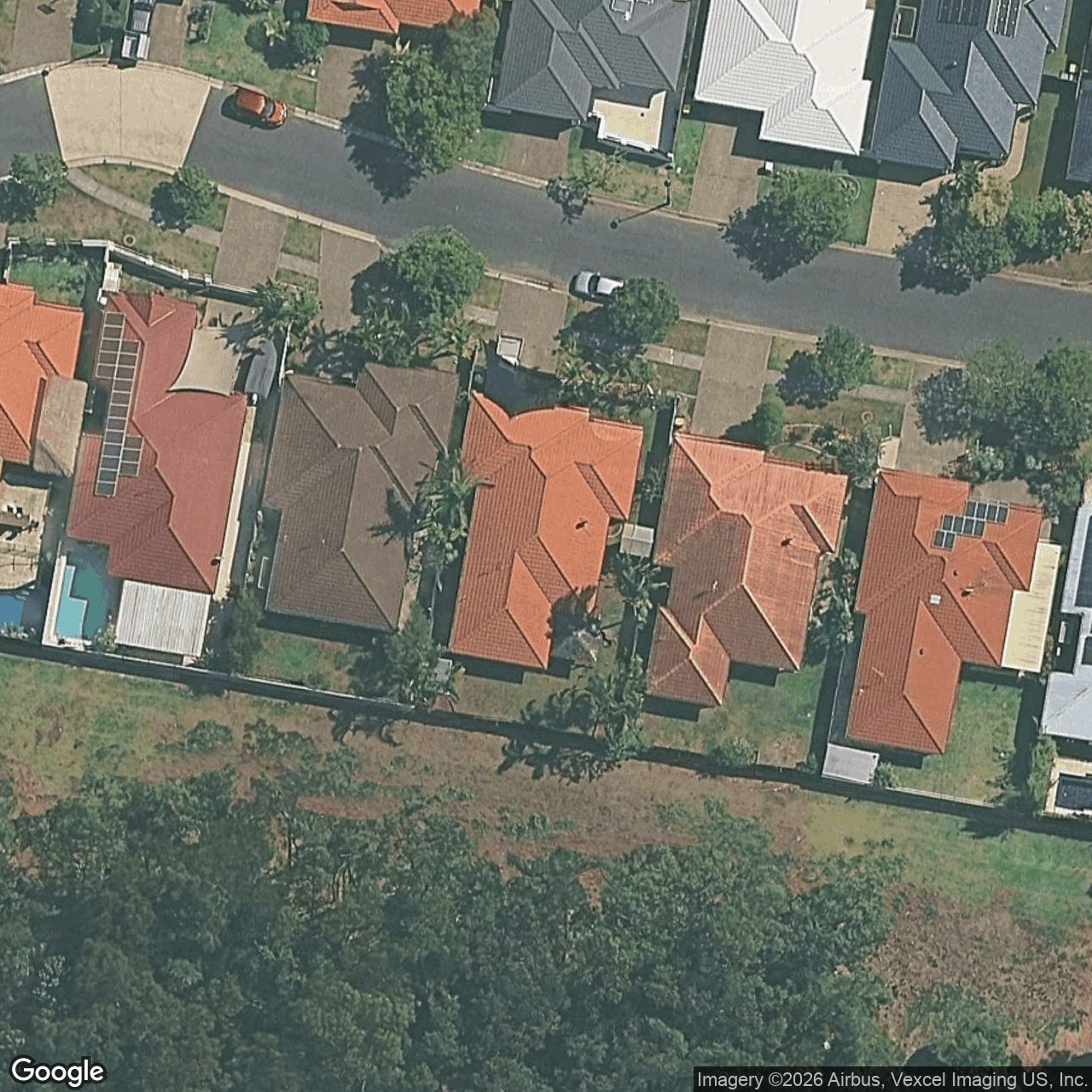 Aerial view of 107 Harrier Drive, Burleigh Waters QLD 4220