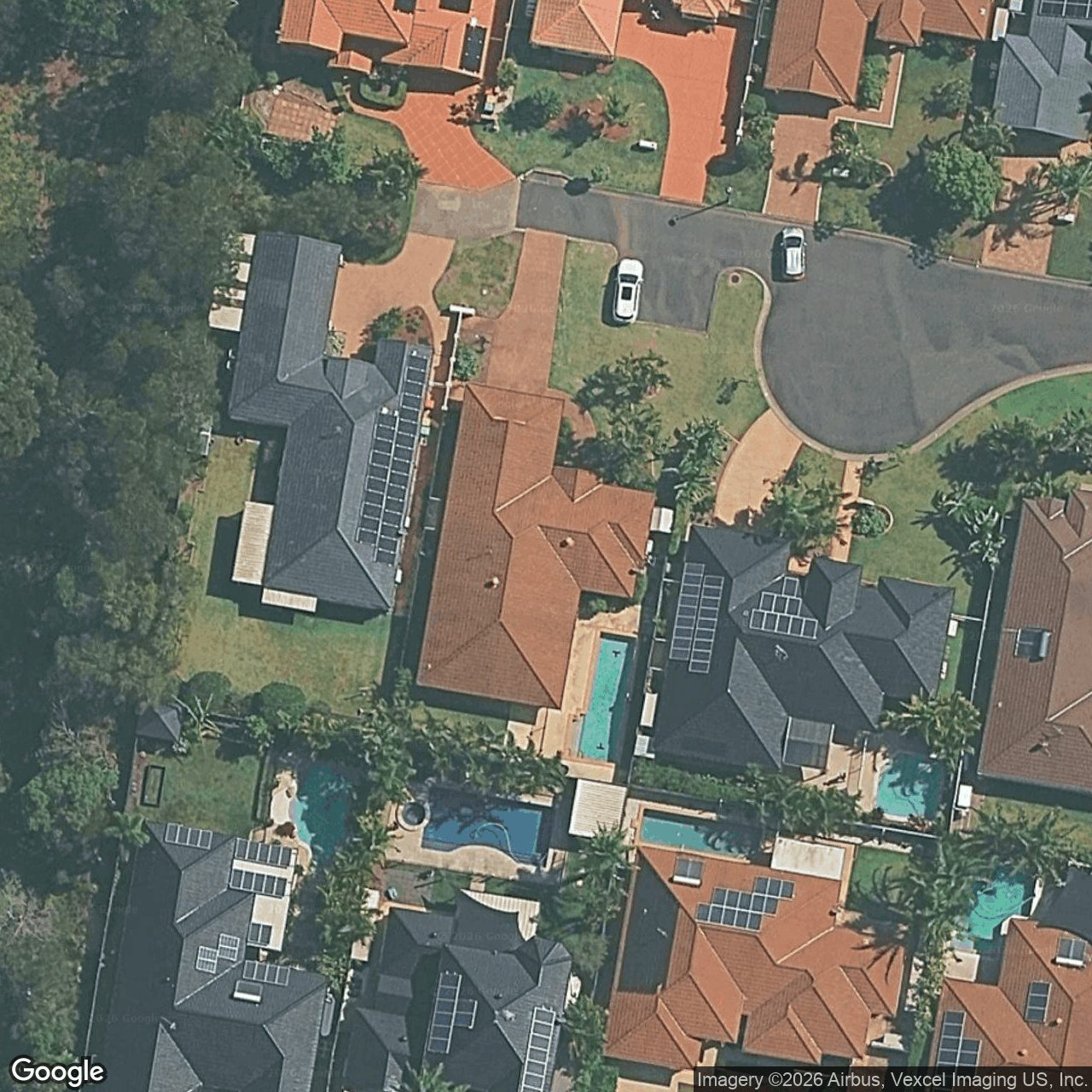 Aerial view of 20 Lanai Drive, Burleigh Waters QLD 4220