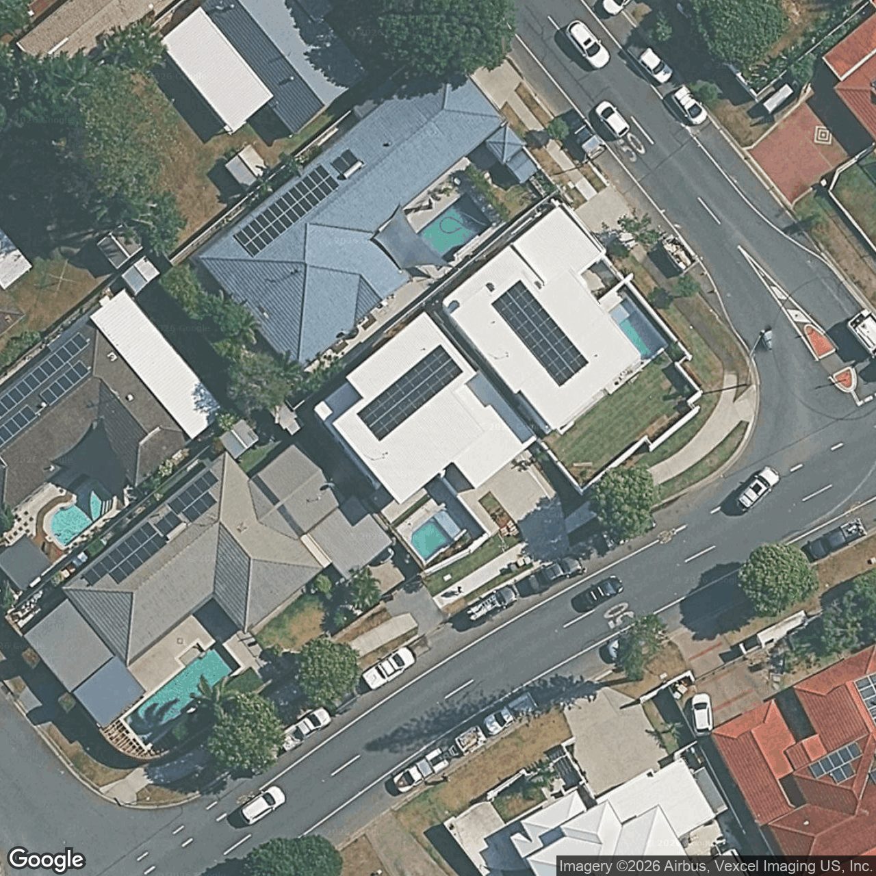 Aerial view of 63 Honeyeater Drive, Burleigh Waters QLD 4220