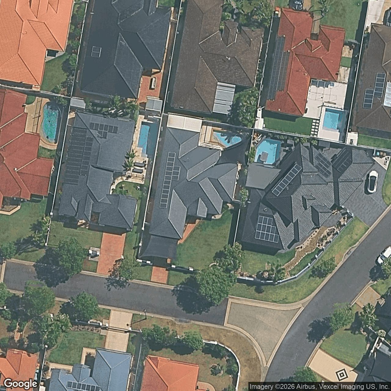 Aerial view of 44 Shoalwater Court, Burleigh Waters QLD 4220