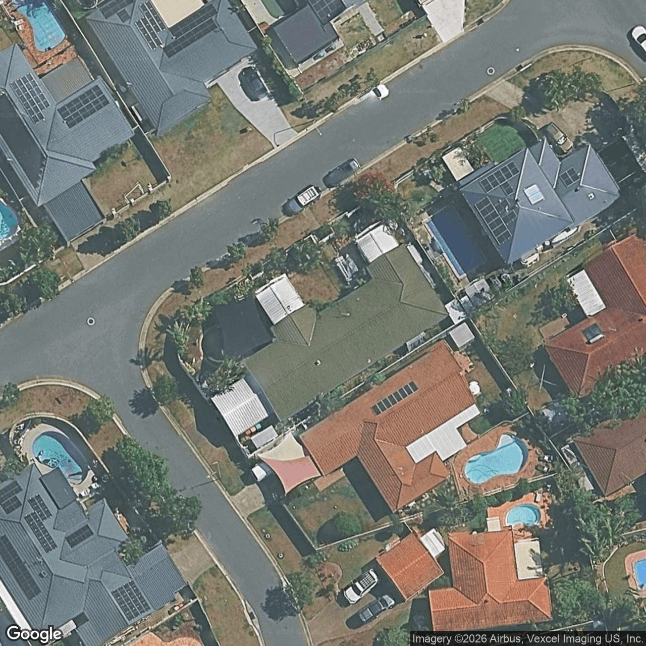 Aerial view of 2 Swift Place, Burleigh Waters QLD 4220