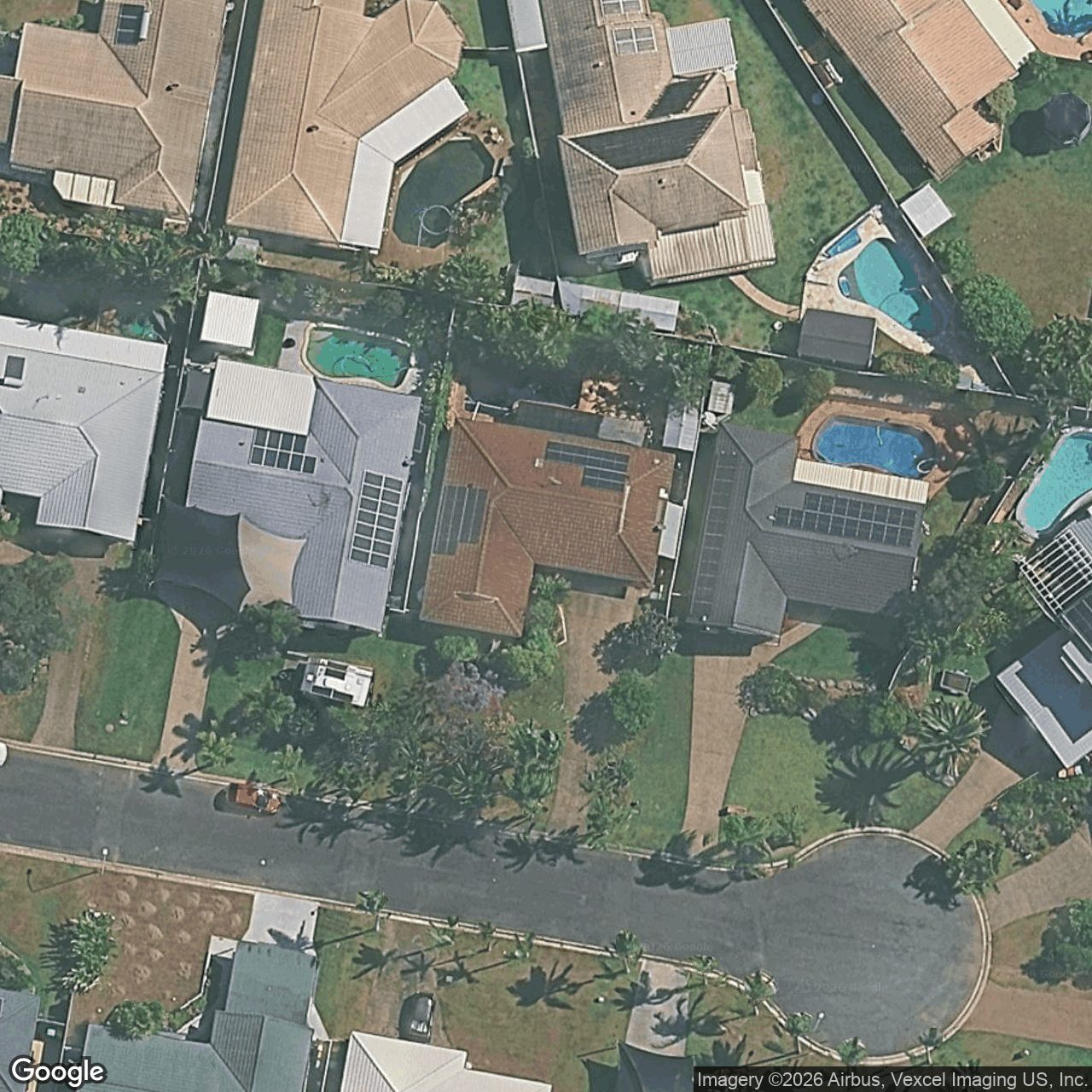 Aerial view of 22 Rangeview Court, Burleigh Waters QLD 4220