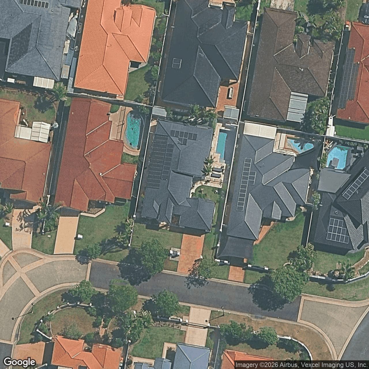 Aerial view of 42 Shoalwater Court, Burleigh Waters QLD 4220