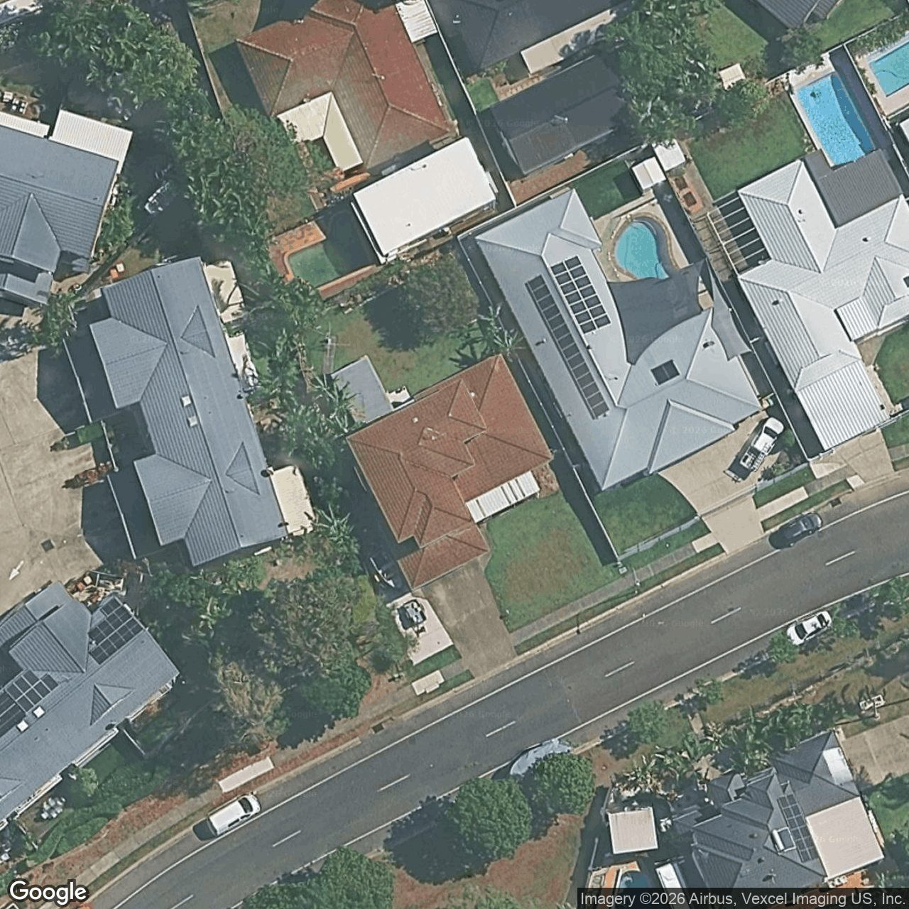 Aerial view of 7 Harrier Drive, Burleigh Waters QLD 4220