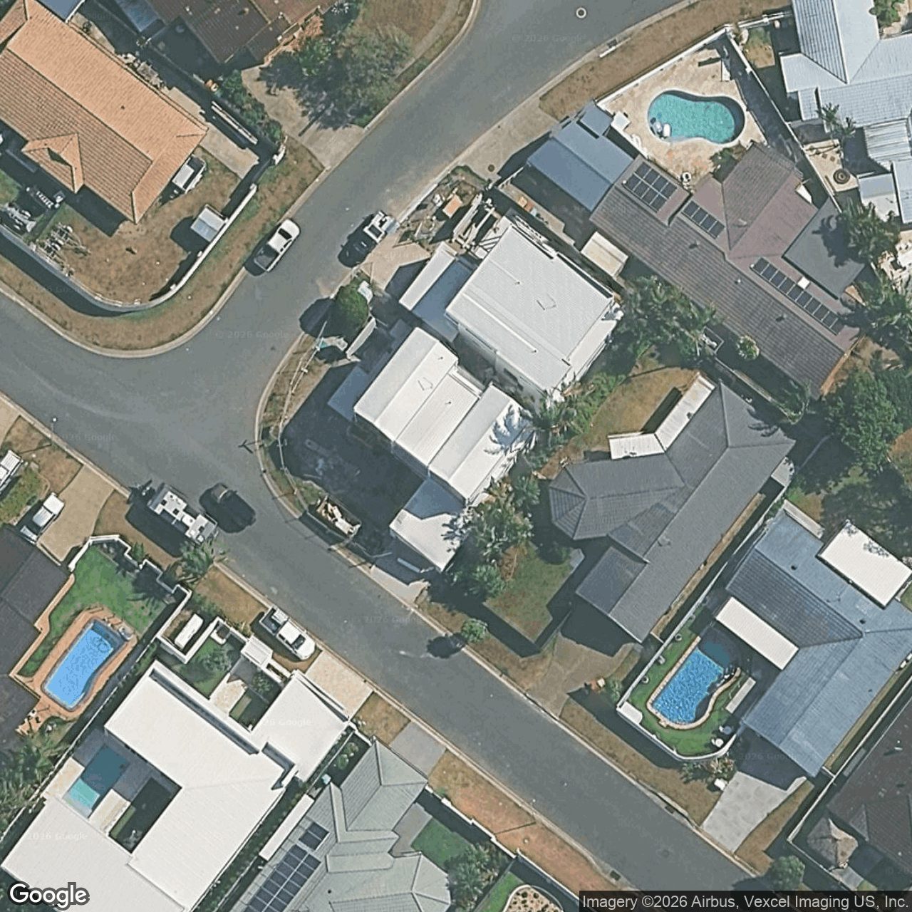 Aerial view of 29 Coronet Crescent, Burleigh Waters QLD 4220