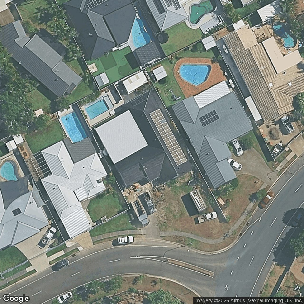 Aerial view of 1 Harrier Drive, Burleigh Waters QLD 4220