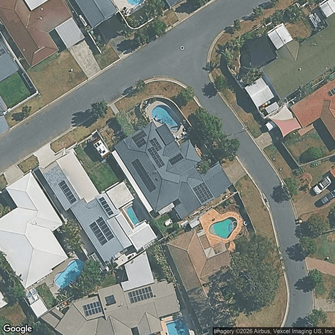 Aerial view of 6 Cuckoo Crescent, Burleigh Waters QLD 4220
